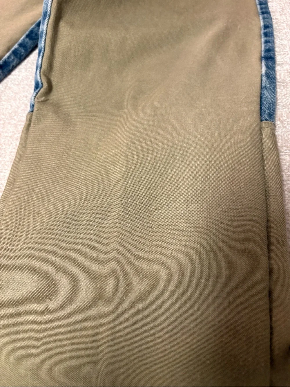 Browning Two-Tone Blue and khaki Straight Jeans Size 34/34